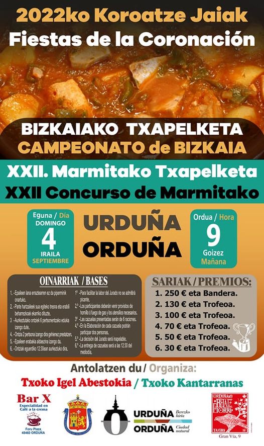CARTEL XXII MARMITAKO ORDUÑA